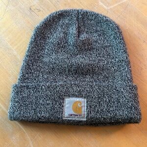 Carhartt beanie hat grey black